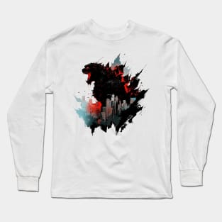 godzilla Long Sleeve T-Shirt